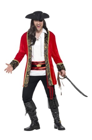 Disfraz Gran Capitán Pirata de hombre