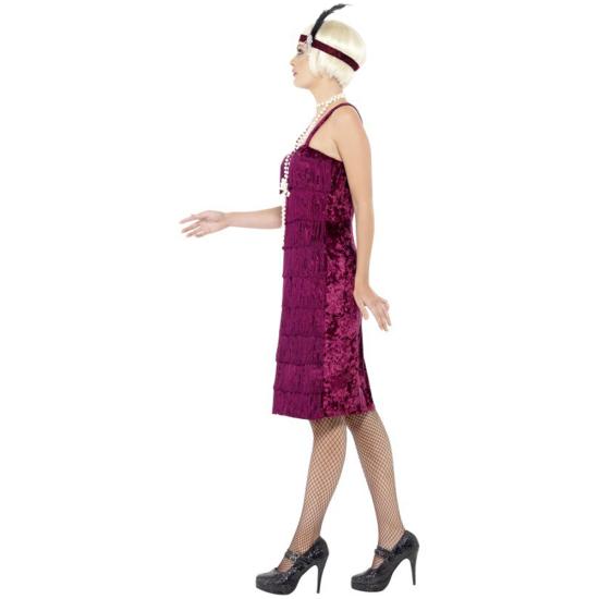 Disfraz de Charlestón Granate  mujer Disfraz de Charlestón Granate  mujer