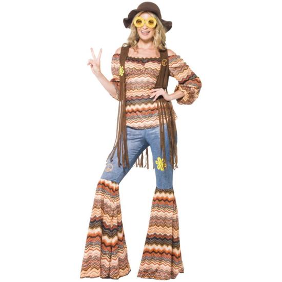 Disfraz de chica hippie para mujer Disfraz de chica hippie para mujer