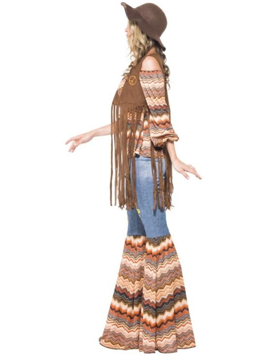 Disfraz de chica hippie para mujer