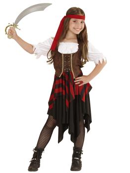 Disfraz Pirata Bucanera Malvada para niña