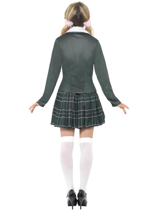 Disfraz de Colegiala Verde mujer ^