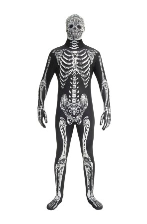 Disfraz de día de los muertos Morphsuits para adulto