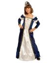 Disfraz de dama medieval para niña