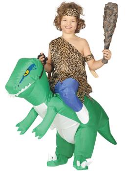 Disfraz de dinosaurio ride on hinchable infantil