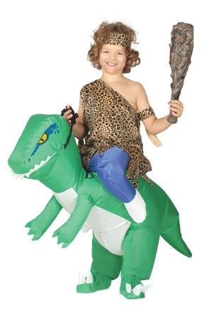 Disfraz de dinosaurio ride on hinchable infantil