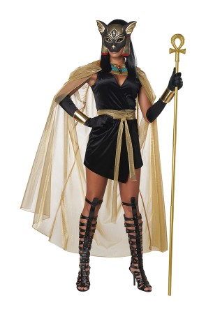 Disfraz de diosa egipcia Bastet para mujer