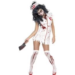 Disfraz de enfermera caminante zombie