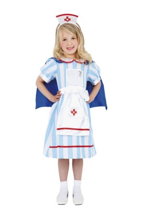 Disfraz de Enfermera Vintage infantil