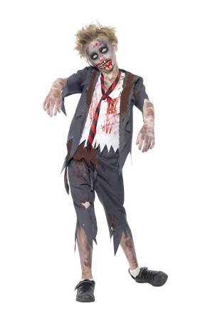 Disfraz Estudiante zombie para niño