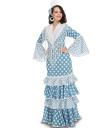 Disfraz Flamenca Turquesa para adulta