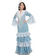 Disfraz Flamenca Turquesa para adulta