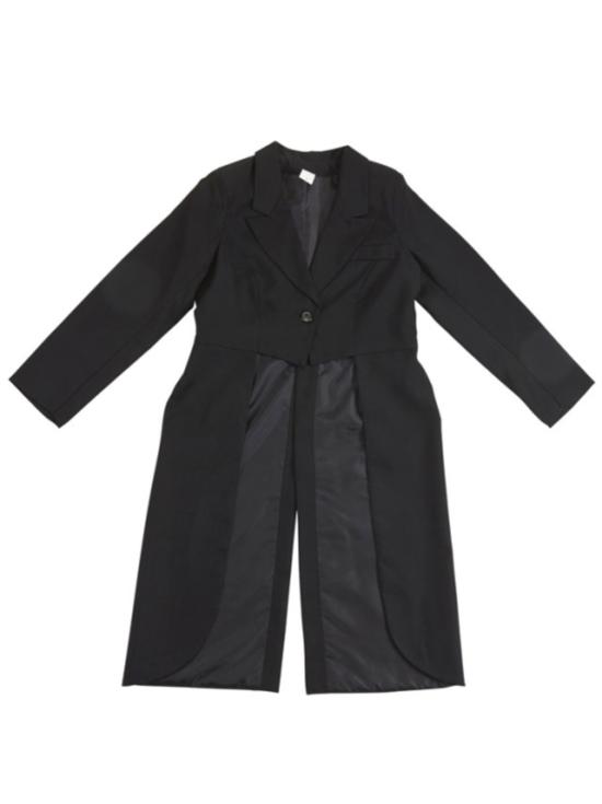 Disfraz de frac elegante para hombre talla grande