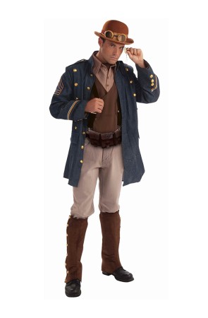 Disfraz de general Steampunk para hombre