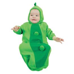 Disfraz Guisante Verde para bebé