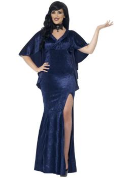 Disfraz de hechicera atractiva para mujer talla grande