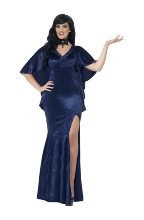 Disfraz de hechicera atractiva para mujer talla grande