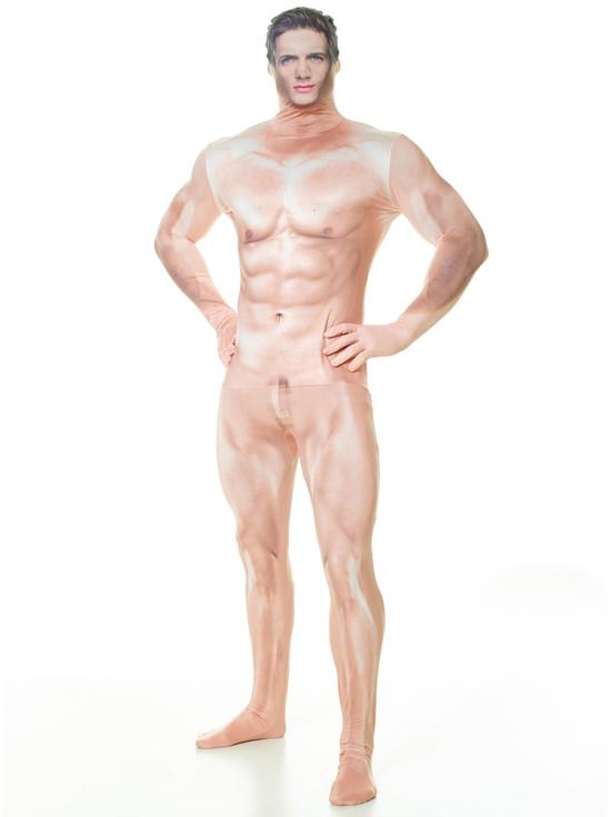Disfraz de hombre censurado Morphsuit