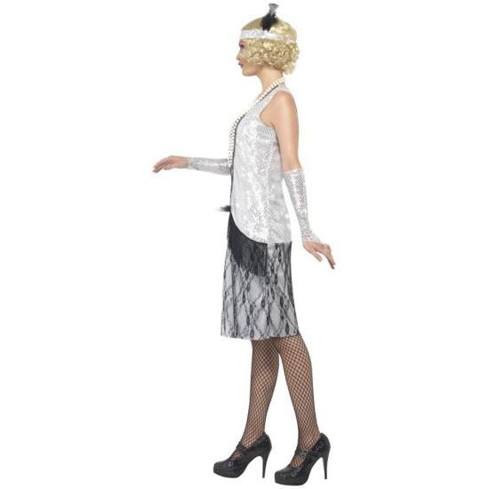 Disfraz de los Años 20 White Rugiente Disfraz de los Años 20 White Rugiente