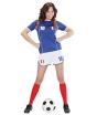 Disfraz de Jugadora de fútbol Francés para mujer