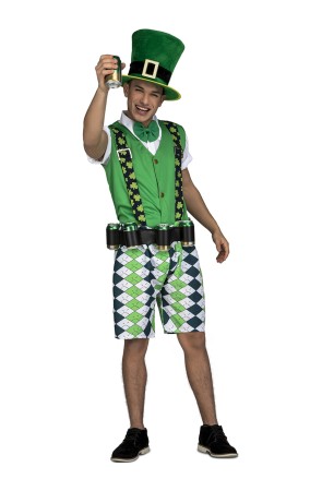 Disfraz de leprechaun irlandés  para hombre