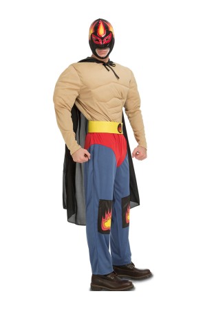 Disfraz de luchador mexicano para adulto