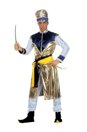 Disfraz Príncipe Maharajah para hombre.