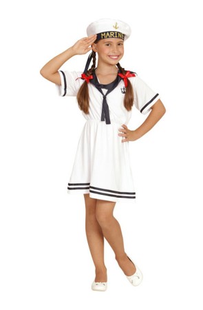 Disfraz de marinera adorable para niña