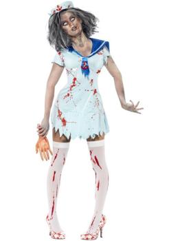 Disfraz Chica Marinera Zombie para adulta