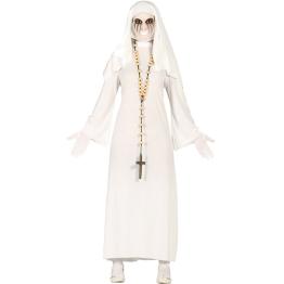 Disfraz de monja fantasmal para mujer