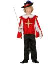 Disfraz de mosquetero valiente para niño