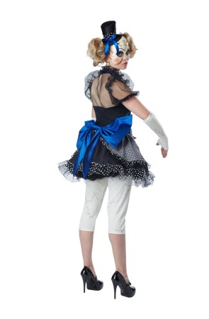 Disfraz de muñeca de porcelana rajada para mujer