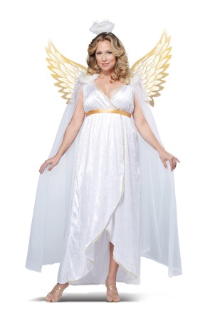 Disfraz de ángel para mujer talla grande