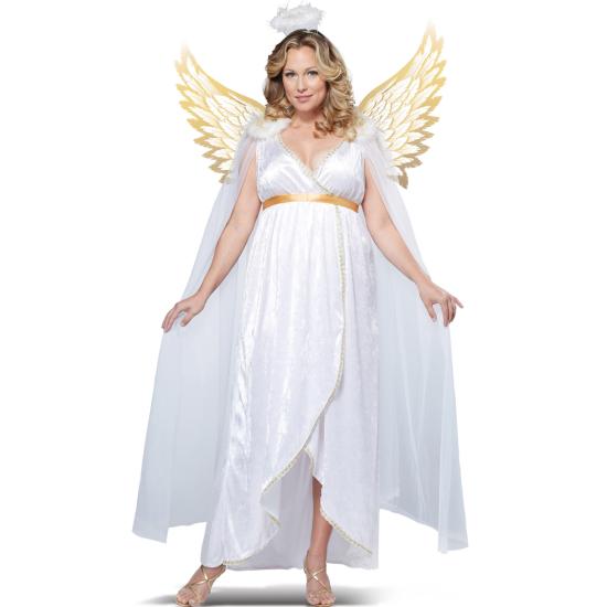 Disfraz de ángel para mujer talla grande > Disfraces para Mujer
