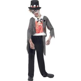 Disfraz de novio zombie para niño