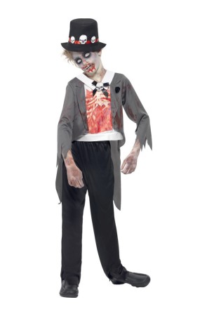 Disfraz de novio zombie para niño
