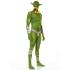 Disfraz de orco aterrador verde Morphsuit infantil