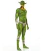 Disfraz de orco aterrador verde Morphsuit infantil