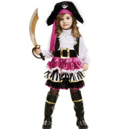 Disfraz Pirata Pink para niña