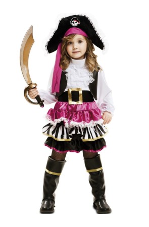 Disfraz Pirata Pink para niña