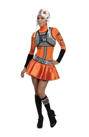 Disfraz de piloto X-Wing Star Wars para mujer