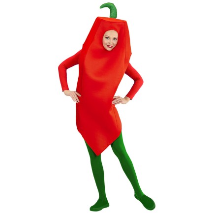 Disfraz de Pimiento Rojo para adulto unisex