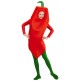 Disfraz de Pimiento Rojo para adulto unisex