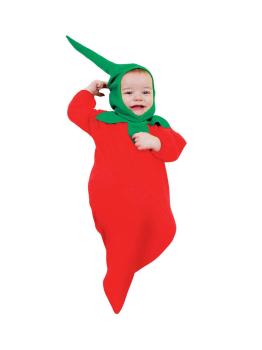 Disfraz de Pimiento Rojo para bebé