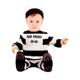 Disfraz de preso entre rejas para bebé