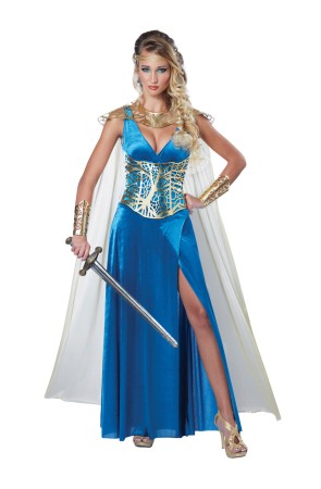 Disfraz Reina Medieval Guerrera para adulta