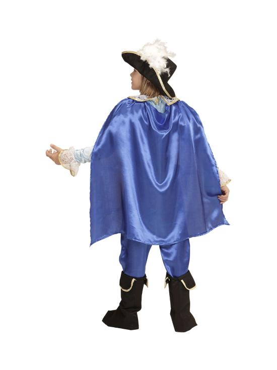 Disfraz Mosquetero Azul Corte  niño