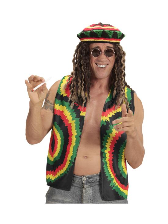 Disfraz de Rastafari Jamaicano para adulto