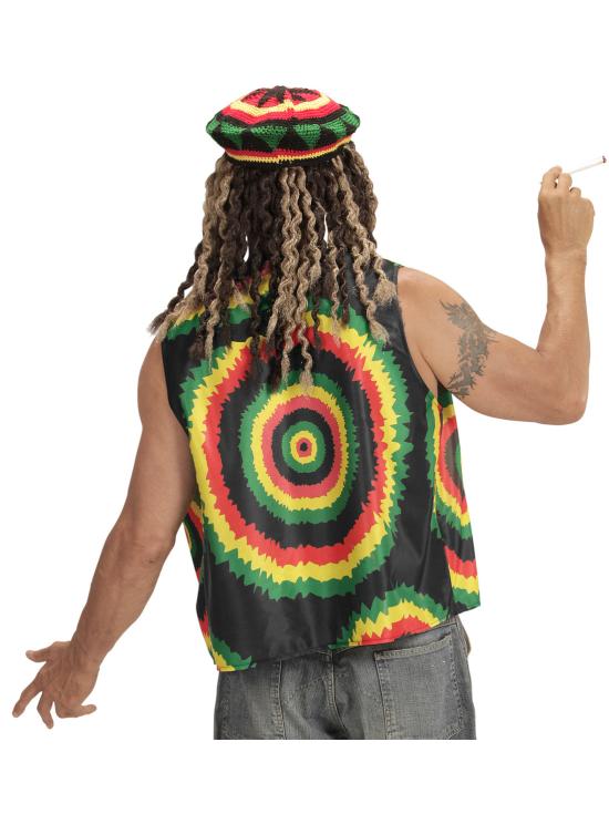 Disfraz de Rastafari Jamaicano para adulto