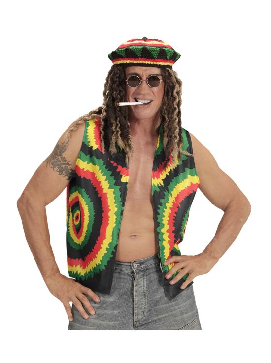 Disfraz de Rastafari Jamaicano para adulto